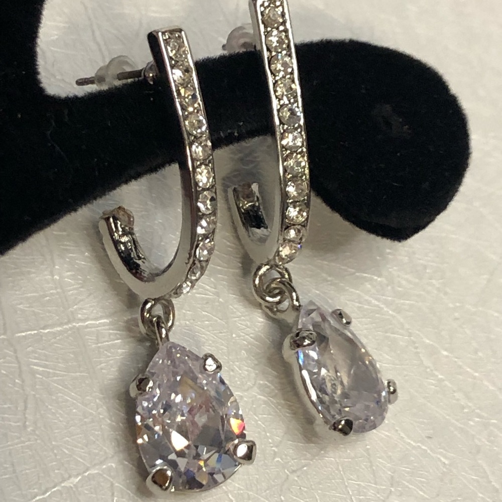 Dazzling Statement Drop Earrings. Huge Sparkle - image 2